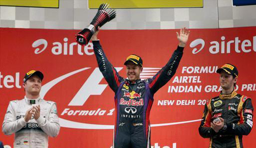 Vettel reigns supreme in India